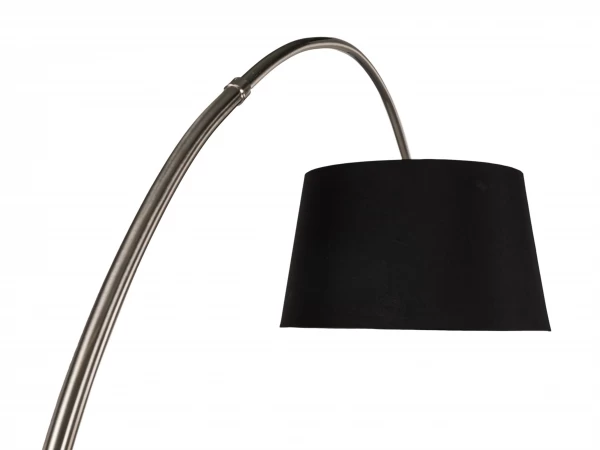 Vloerlamp BOSTON - Zwart/nikkel Zwart 3 Vloerlamp BOSTON - Zwart/nikkel Zwart - Afbeelding 3