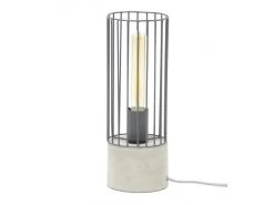 Tafellamp CILINDER - Beton/zwart Grijs -Welkom bij Verlichting en Meubels Winkel! richter young design cilinder 50778