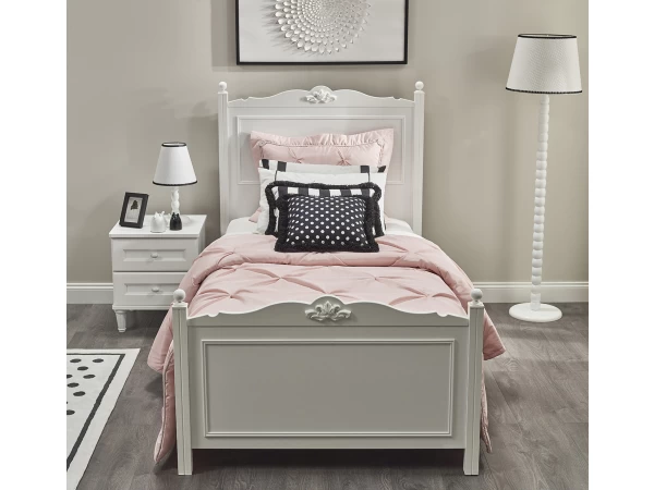 Vloerlamp LORA - Wit/zwart Wit 6 Vloerlamp LORA - Wit/zwart Wit - Afbeelding 6