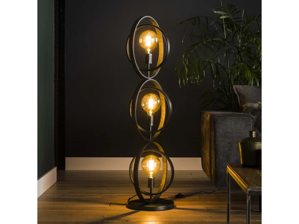 Vloerlamp TURN - Charcoal Zwart 4 Vloerlamp TURN - Charcoal Zwart - Afbeelding 4