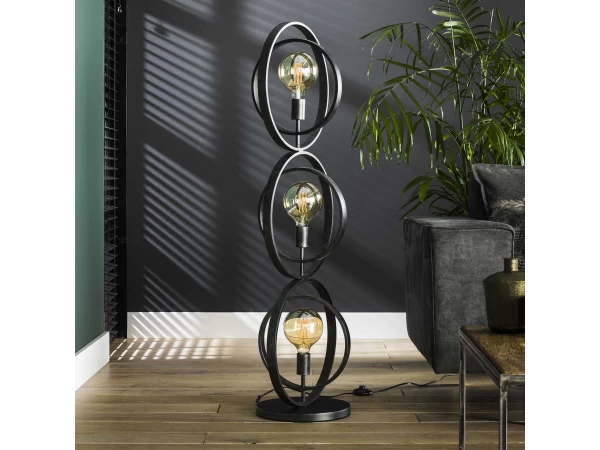 Vloerlamp TURN - Charcoal Zwart 5 Vloerlamp TURN - Charcoal Zwart - Afbeelding 5
