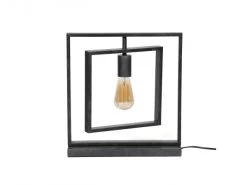 Tafellamp TURN SQUARE - Charcoal Zwart