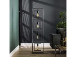 Vloerlamp TURN SQUARE - Charcoal Zwart -Welkom bij Verlichting en Meubels Winkel! richter young design turn square 43725