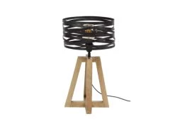 Tafellamp TWIST - Hout/metaal Hout