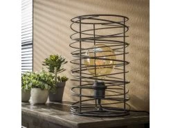 Tafellamp SPIRAAL - Charcoal Zwart -Welkom bij Verlichting en Meubels Winkel! zijlstra 27345