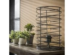 Tafellamp SPIRAAL - Charcoal Zwart -Welkom bij Verlichting en Meubels Winkel! zijlstra 27347