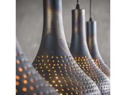 Hanglamp PUNCH - Zwart/bruin Zwart -Welkom bij Verlichting en Meubels Winkel! zijlstra 27373