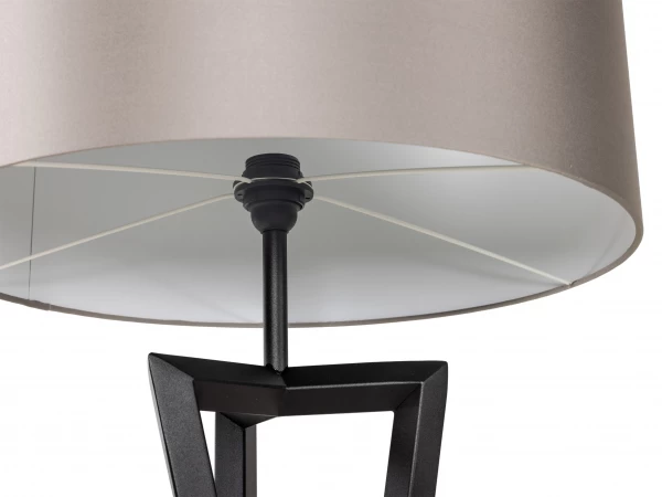 Vloerlamp ATRANI - Taupe/Zwart Taupe 2 Vloerlamp ATRANI - Taupe/Zwart Taupe - Afbeelding 2