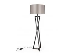 Vloerlamp ATRANI - Taupe/Zwart Taupe