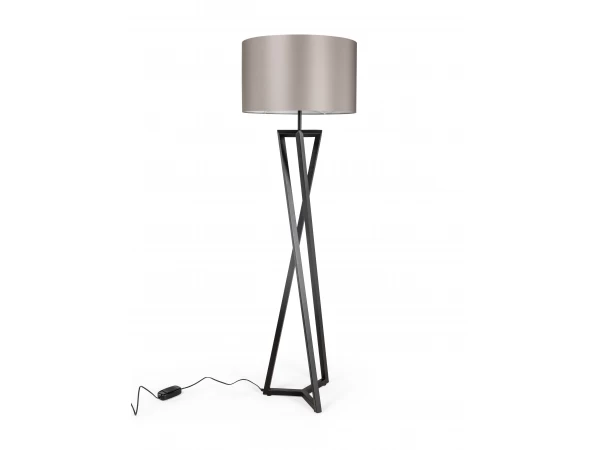 Vloerlamp ATRANI - Taupe/Zwart Taupe 1 Vloerlamp ATRANI - Taupe/Zwart Taupe