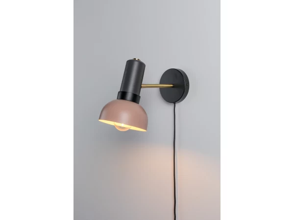 Zuiver Muurlamp CHARLIE - Grijs/Zalm Grijs 3 Zuiver Muurlamp CHARLIE - Grijs/Zalm Grijs - Afbeelding 3